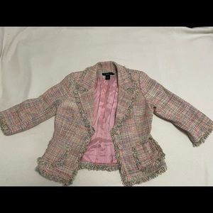 Luxe Arden B. pastel multicolored blazer (size 10)